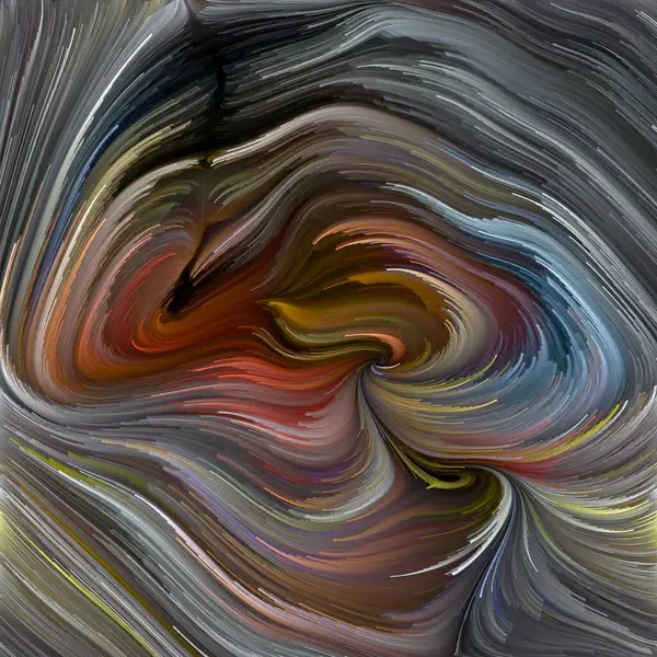 Color Swirl Serien Bakgrund Färgglada Rörelse Spektrala Fibrer För Att — Stockfoto