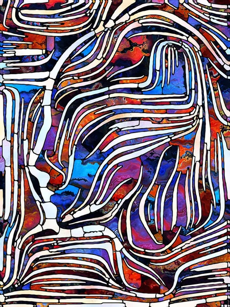 Спектральная Текстура Серия Unity Stained Glass Художественная Абстракция Состоящая Образца — стоковое фото