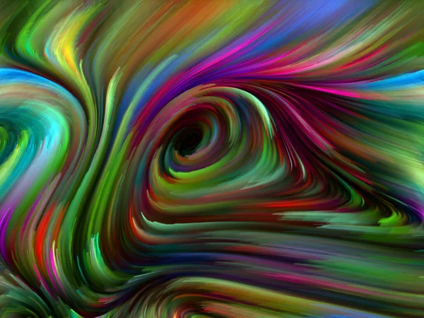 Kleur Swirl Serie Achtergrond Ontwerp Van Kleurrijke Beweging Van Spectrale — Stockfoto