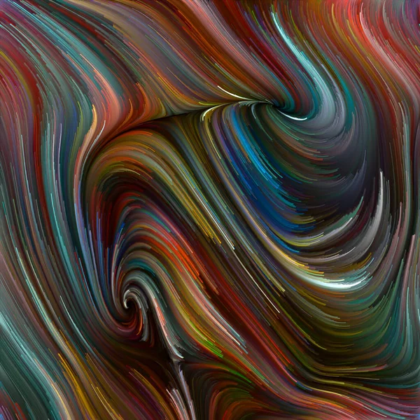 Série Color Swirl Design Feito Movimento Colorido Fibras Espectrais Para — Fotografia de Stock