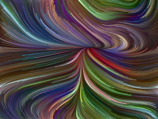 Color Swirl Series Backdrop Colorful Motion Spectral Fibers Projects Life — Stock Photo, Image