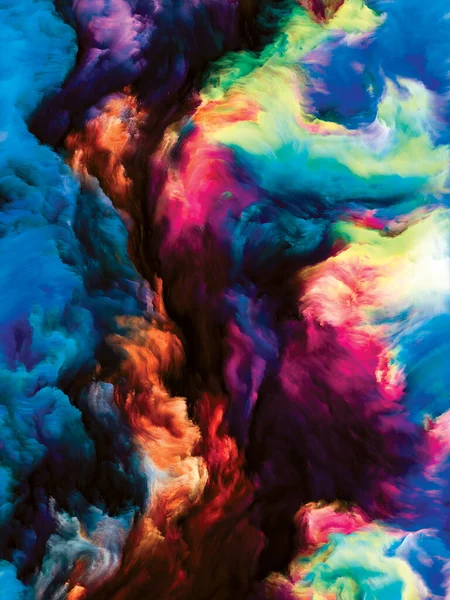 Culoare Swirl Serie Design Realizat Din Mișcare Colorată Vopselei Lichide — Fotografie, imagine de stoc