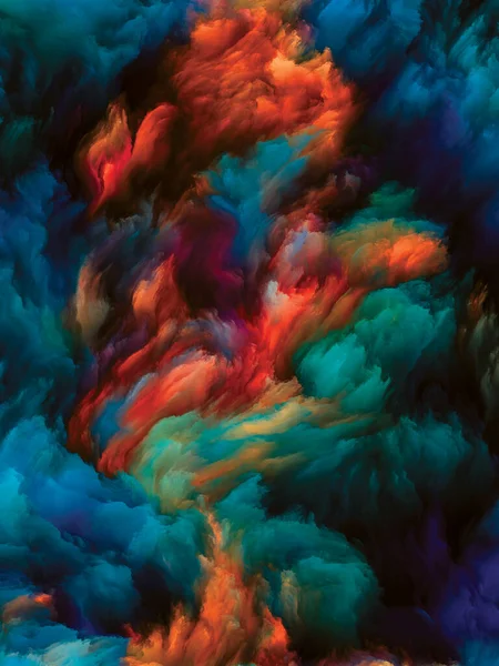 Серия Color Swirl Визуально Привлекательный Фон Красочного Движения Жидкой Краски — стоковое фото