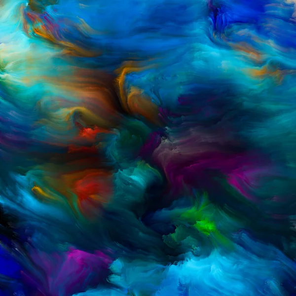 Color Swirl Serie Kulissengestaltung Der Bunten Bewegung Flüssiger Farbe Auf — Stockfoto