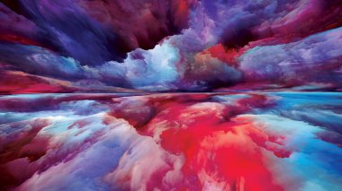 Hayal Dünyası Manzarası. 