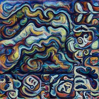 Kelebek Anıları serisi. Doğa, yaratıcılık ve sanat üzerine soyut resim tarzında yapılmış sanatsal çalışmaların parçaları.