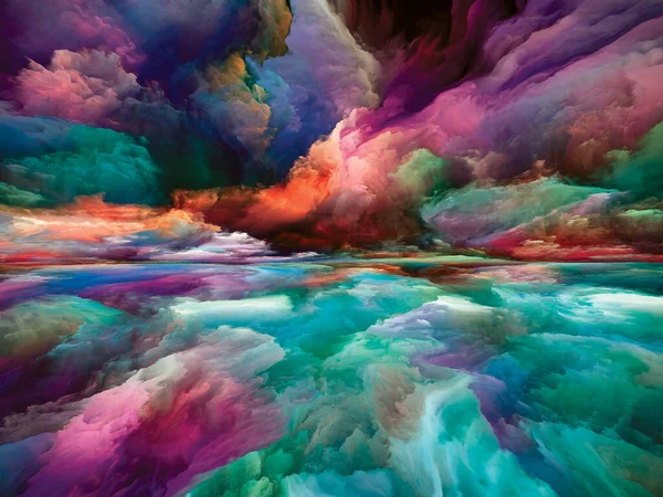 内部の風景 世界シリーズには登場しない 内側の生活 ドラマ デザインに関連する色 テクスチャ グラデーションの雲で作られた抽象的なデザイン — ストック写真
