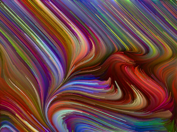 Kleur Swirl Serie Abstract Design Gemaakt Van Kleurrijke Beweging Van — Stockfoto