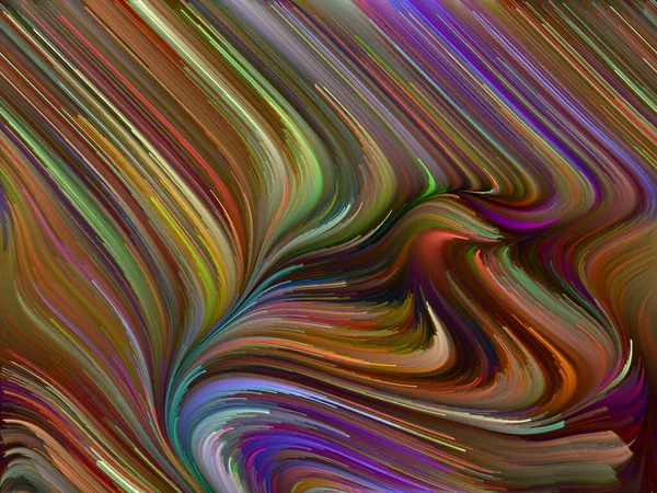 Color Swirl Serien Abstrakt Design Färgglada Rörelser Spektrala Fibrer Relevanta — Stockfoto