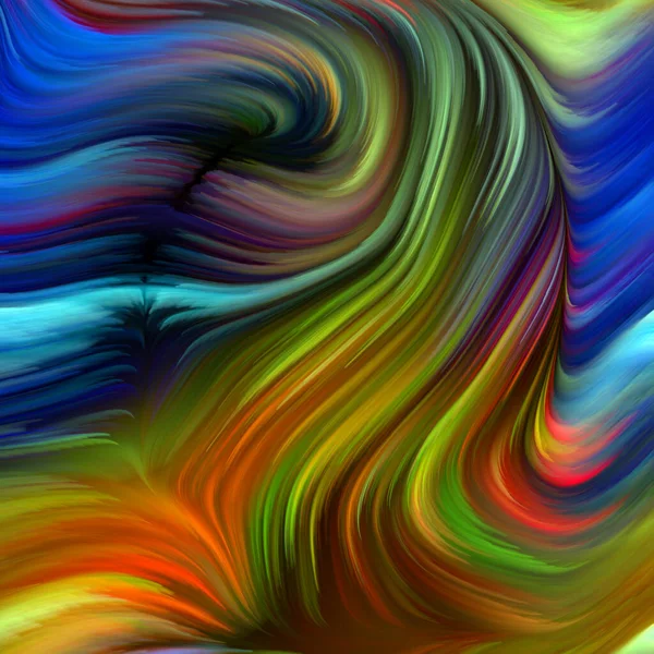 Renkli Girdap Serisi Yaşam Yaratıcılık Sanat Metaforu Olarak Spektral Liflerin — Stok fotoğraf
