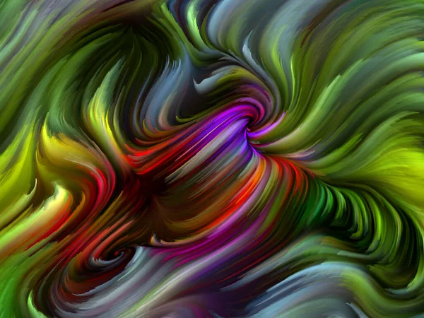 Color Swirl Serie Zusammensetzung Der Bunten Bewegung Spektraler Fasern Verbindung — Stockfoto