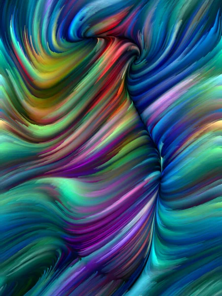 Серія Кольорових Вихорів Художня Абстракція Барвистого Руху Спектральних Волокон Тему — стокове фото