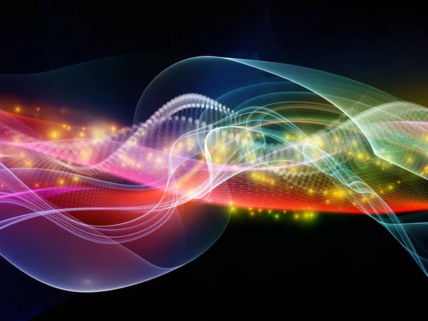 Photon Waves Light Particle Interplay Subject Science Education Computing Modern — Stock Photo, Image