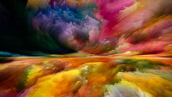 Tierra Luz Escapar Serie Reality Diseño Abstracto Hecho Surrealistas Colores —  Fotos de Stock