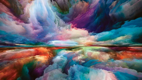 Nubes Luz Escapar Serie Reality Diseño Compuesto Por Colores Texturas —  Fotos de Stock