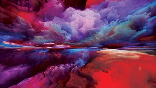 Vistas Color Escapar Serie Reality Composición Colores Texturas Surrealistas Del — Foto de Stock