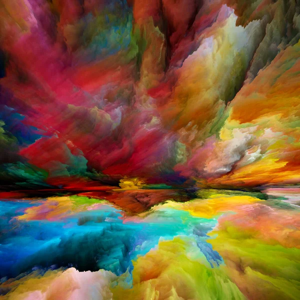 Colores Más Allá Muerte Escapar Serie Reality Abstracción Artística Compuesta — Foto de Stock