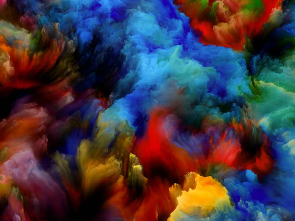 Måla Texturen Color Dream Serien Sammansättning Lutningar Och Spektrala Nyanser — Stockfoto