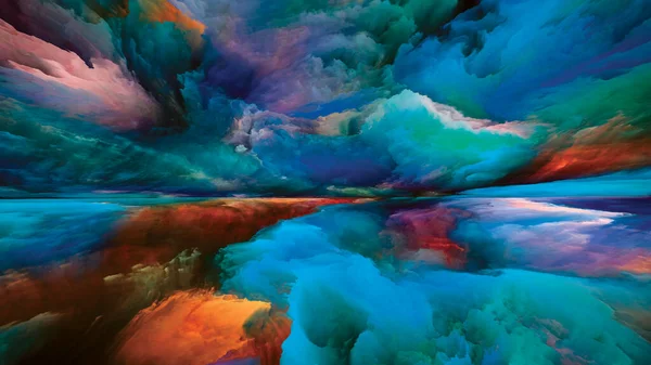 Vistas Colore Fuga Alla Serie Reality Composizione Visivamente Piacevole Dell — Foto Stock