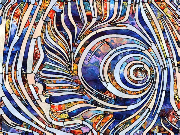 Осколки Дизайна Серия Unity Stained Glass Абстрактный Фон Фрагментов Цвета — стоковое фото