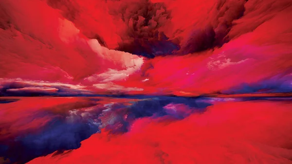 Спектральные Облака Серия Реальности Реальности Фон Дизайн Сюрреалистических Цветов Текстур — стоковое фото