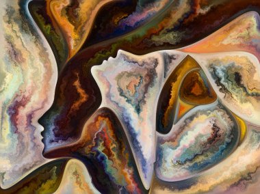 Doku serilerindeki ilişkiler. Arkaplan insanların yüzlerinden, renklerinden, organik dokularından, kıvrımlarından ve iç dünya, aşk, ilişkiler, ruh ve doğa projelerinde kullanılmak üzere uygundur.