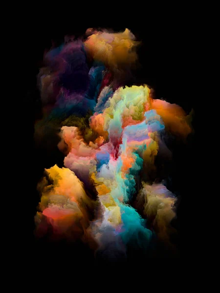 卡瓦的一点 彩虹岛系列 与艺术 创意和设计相关的充满活力的色彩和渐变组合 — 图库照片