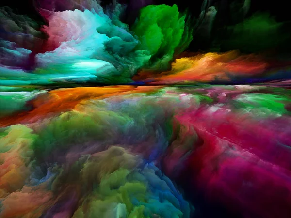 Sny Niebie Seria Ucieczka Rzeczywistości Tło Składające Się Surrealistycznych Kolorów — Zdjęcie stockowe