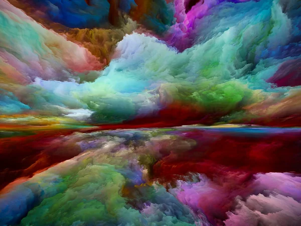 Wolken Van Het Hiernamaals Escape Reality Serie Abstract Design Gemaakt — Stockfoto