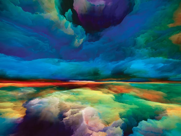 Colors Death Escape Reality Series Background Design Surreal Sunset Sunrise — Stock Photo, Image