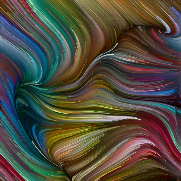Color Swirl Serien Sammansättning Färgglada Rörelse Spektrala Fibrer För Ämnet — Stockfoto