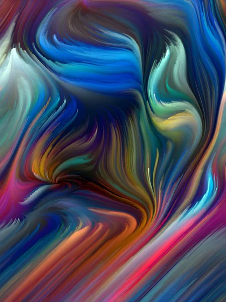 Kleur Swirl Serie Achtergrond Samenstelling Van Kleurrijke Beweging Van Spectrale — Stockfoto