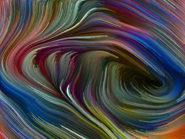 Série Color Swirl Fond Mouvement Coloré Des Fibres Spectrales Association — Photo