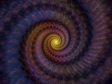 Sarmal geometri serisi. İplik girdap matematik, geometri ve bilim konusunda fraktal unsurların etkileşimi