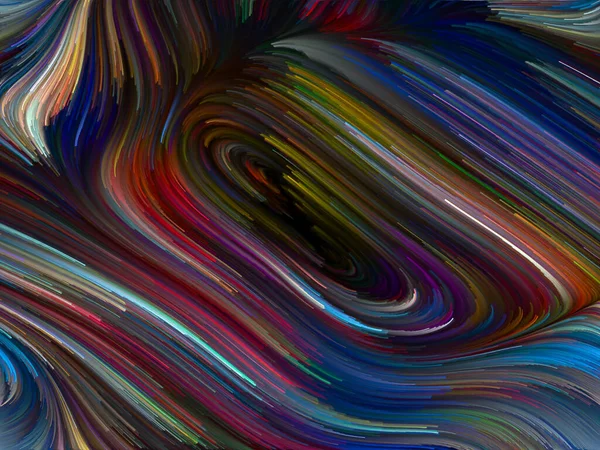 Série Color Swirl Design Abstrato Feito Movimento Colorido Fibras Espectrais — Fotografia de Stock