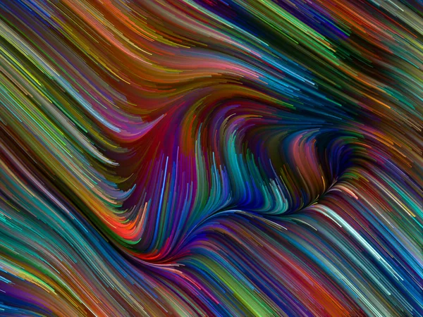 Color Swirl Series Backdrop Colorful Motion Spectral Fibers Association Life — Stock Photo, Image