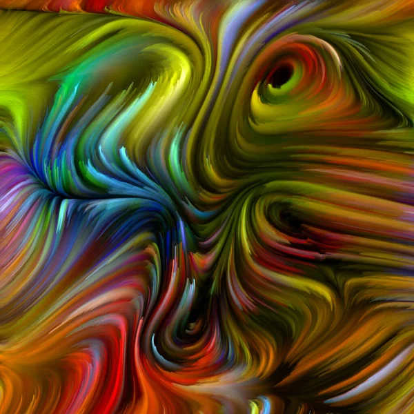 Color Swirl Serie Hintergrundgestaltung Bunter Bewegung Von Spektralfasern Zum Thema — Stockfoto