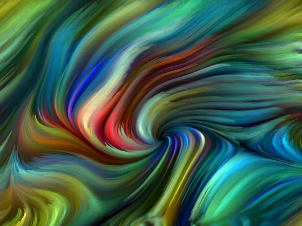 Color Swirl Serien Sammansättning Färgglada Rörelse Spektrala Fibrer För Verk — Stockfoto