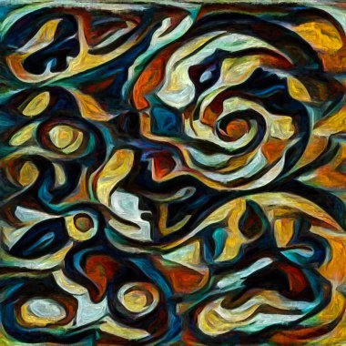 Kelebek Anıları serisi. Doğa, yaratıcılık ve sanat üzerine soyut resim tarzında yapılmış sanatsal çalışmaların parçaları.