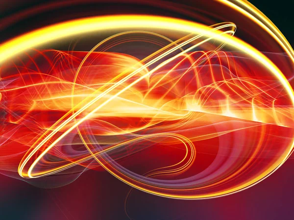 Light Wave Series Rendering Sine Waves Lights Background Subject Modern — Stock Photo, Image