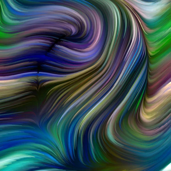 Serie Remolinos Color Diseño Compuesto Colorido Movimiento Fibras Espectrales Como —  Fotos de Stock