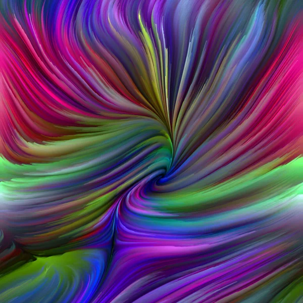 Série Color Swirl Conception Faite Mouvement Coloré Fibres Spectrales Pour — Photo