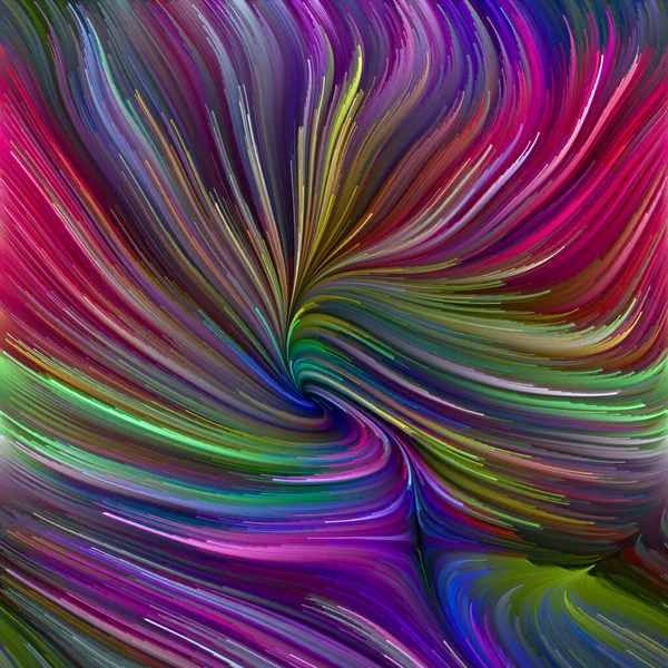 Série Color Swirl Design Feito Movimento Colorido Fibras Espectrais Para — Fotografia de Stock