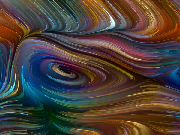 Série Color Swirl Design Feito Movimento Colorido Fibras Espectrais Para — Fotografia de Stock