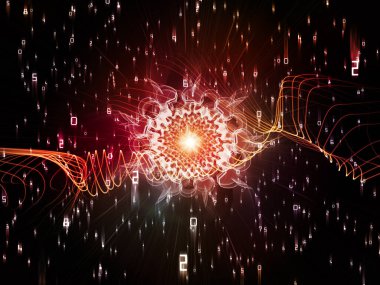 Soyut geometri yapısının etkileşimi ve bilgisayar, sanal gerçeklik ve eğitim konularındaki rakamlar.