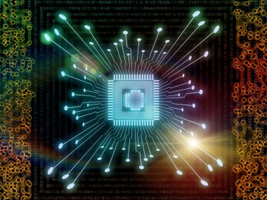 İşlemci ve bilgisayar bilimi ve modern teknoloji konularındaki soyutlamalar