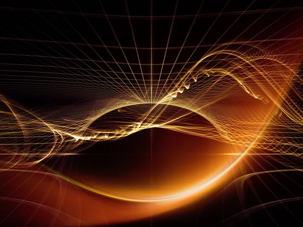 Dijital Rüyalar serisi. Bilim, eğitim, bilgisayarlar ve modern teknoloji konularında sanal görselleştirme bileşenlerine sahip teknoloji arka planından oluşan soyut tasarım