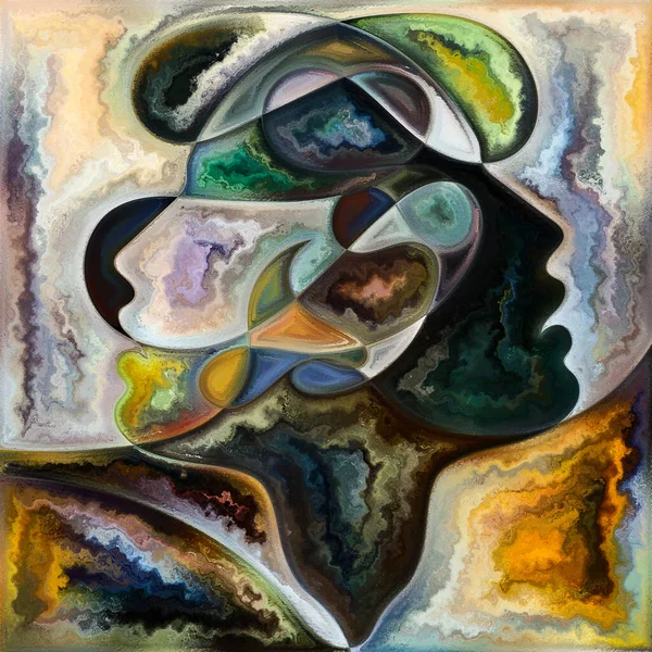 Gradyan Akış. Colors In Us serisi. Yaşam, drama, şiir ve algı projeleri için insan siluetlerinin, sanat dokularının ve renklerinin yaratıcı düzenlenmesi