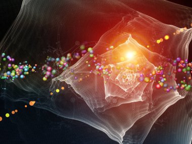 Fraktal geometri elementleri, moleküler yapılar ve bilim ve eğitim konularındaki ışıklar