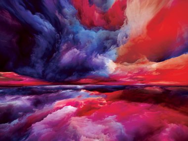 Çoklu Renkli Peyzaj. 